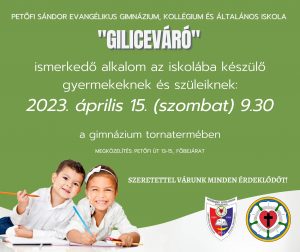 GILICEVÁRÓ 2023. ÁPRILIS 15.
