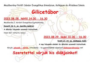 Gilicetábor 2023