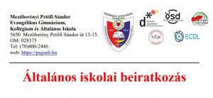 Általános iskolai beiratkozás