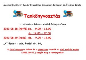 Tankönyvosztás