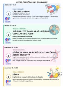 GYERE ÉS PRÓBÁLD KI! – Természettudományos laborfoglalkozások pályaválasztás előtt állóknak